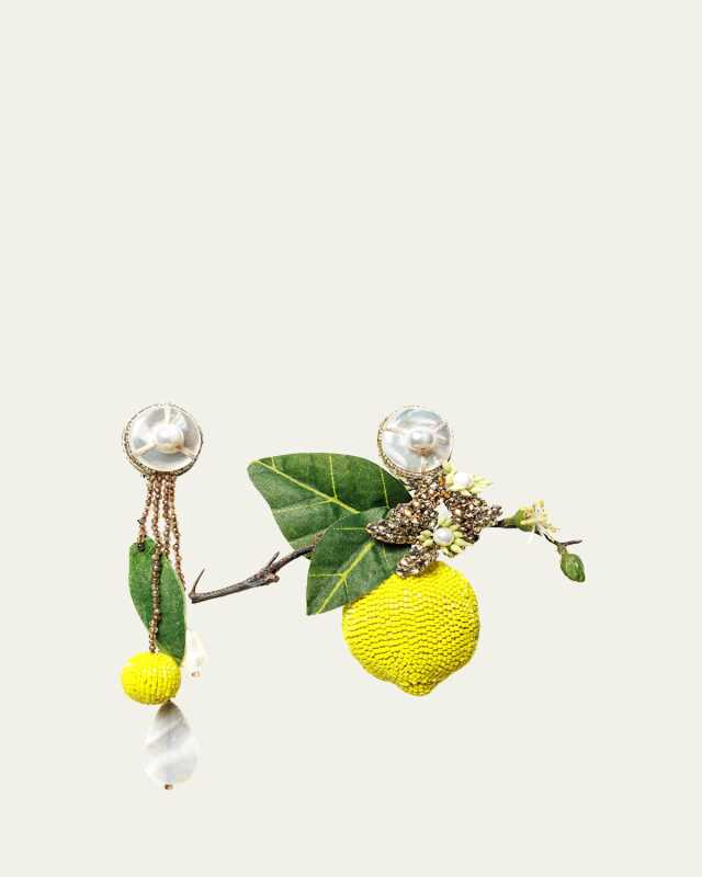 Limon Asymmetrical Earrings